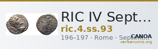 RIC IV Septimius Severus 93 — CANOA