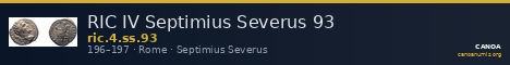 RIC IV Septimius Severus 93 — CANOA