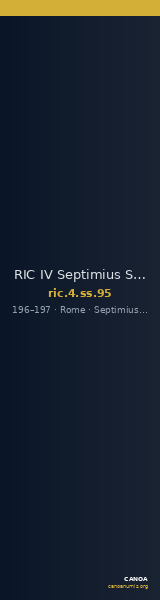 RIC IV Septimius Severus 95 — CANOA