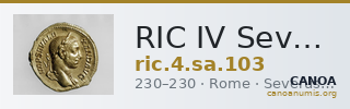 RIC IV Severus Alexander 103 — CANOA