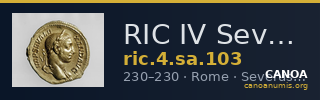 RIC IV Severus Alexander 103 — CANOA