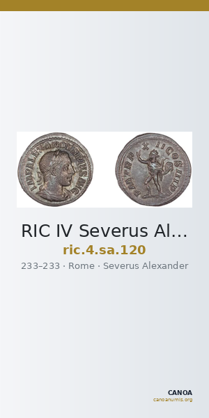 RIC IV Severus Alexander 120 — CANOA