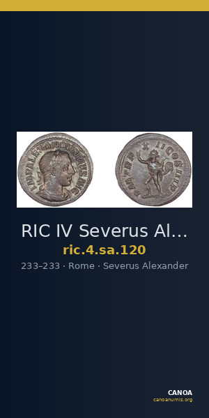 RIC IV Severus Alexander 120 — CANOA