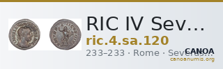RIC IV Severus Alexander 120 — CANOA