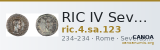 RIC IV Severus Alexander 123 — CANOA