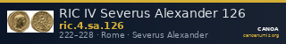 RIC IV Severus Alexander 126 — CANOA