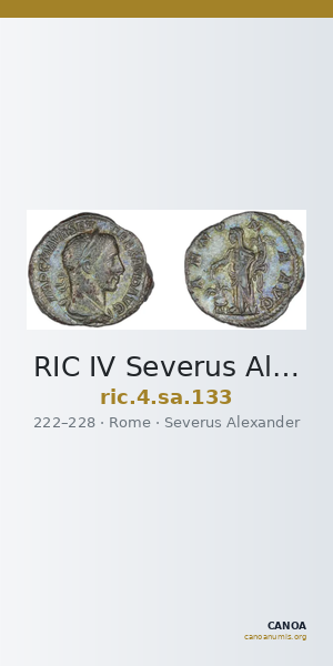 RIC IV Severus Alexander 133 — CANOA