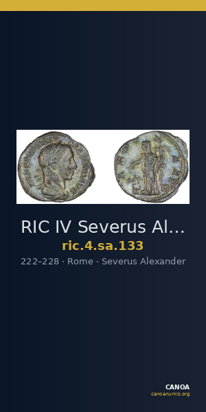 RIC IV Severus Alexander 133 — CANOA