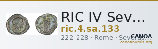 RIC IV Severus Alexander 133 — CANOA