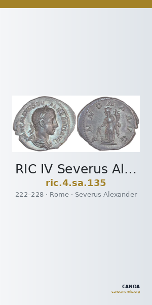 RIC IV Severus Alexander 135 — CANOA