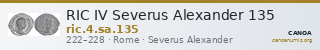 RIC IV Severus Alexander 135 — CANOA