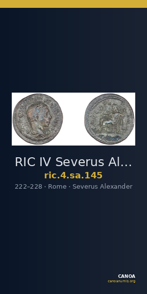 RIC IV Severus Alexander 145 — CANOA