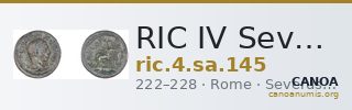 RIC IV Severus Alexander 145 — CANOA