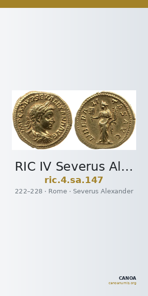 RIC IV Severus Alexander 147 — CANOA