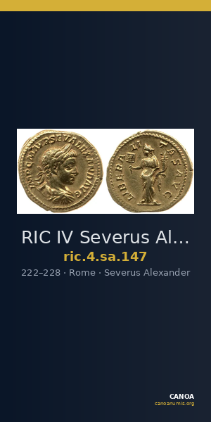 RIC IV Severus Alexander 147 — CANOA