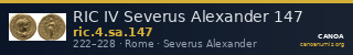 RIC IV Severus Alexander 147 — CANOA