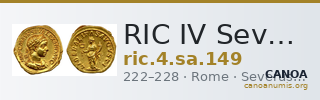 RIC IV Severus Alexander 149 — CANOA
