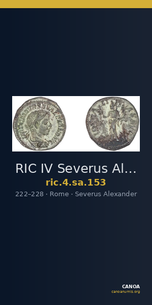 RIC IV Severus Alexander 153 — CANOA