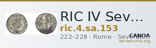 RIC IV Severus Alexander 153 — CANOA