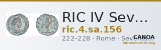 RIC IV Severus Alexander 156 — CANOA