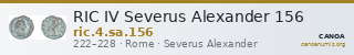 RIC IV Severus Alexander 156 — CANOA