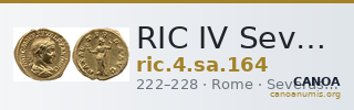 RIC IV Severus Alexander 164 — CANOA