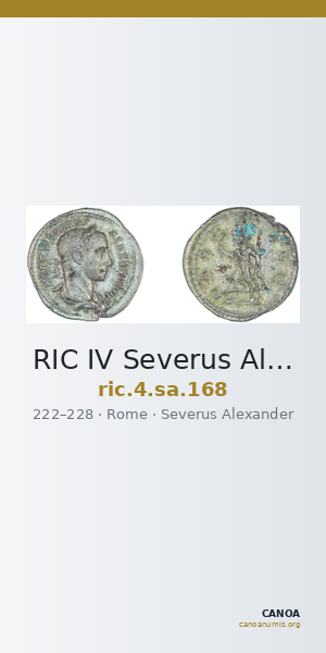 RIC IV Severus Alexander 168 — CANOA