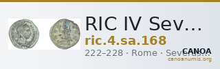 RIC IV Severus Alexander 168 — CANOA