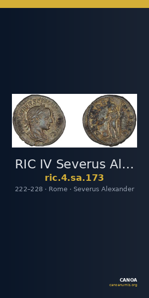 RIC IV Severus Alexander 173 — CANOA