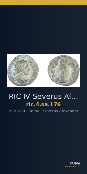 RIC IV Severus Alexander 176 — CANOA