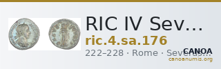 RIC IV Severus Alexander 176 — CANOA