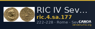 RIC IV Severus Alexander 177 — CANOA