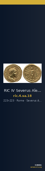 RIC IV Severus Alexander 18 — CANOA