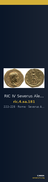 RIC IV Severus Alexander 181 — CANOA