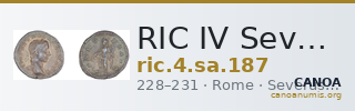 RIC IV Severus Alexander 187 — CANOA
