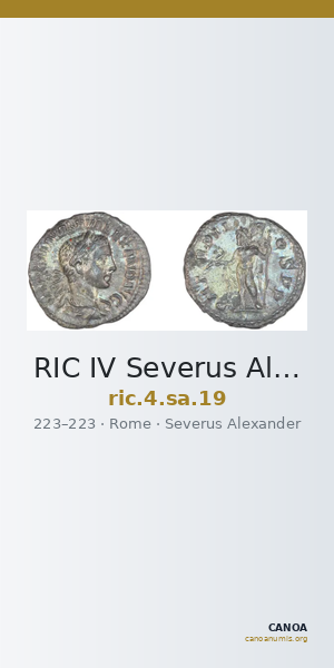 RIC IV Severus Alexander 19 — CANOA