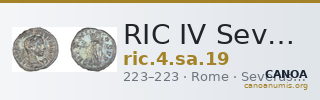 RIC IV Severus Alexander 19 — CANOA