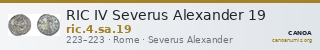 RIC IV Severus Alexander 19 — CANOA
