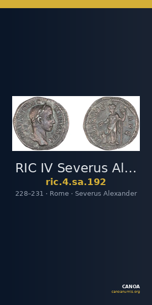 RIC IV Severus Alexander 192 — CANOA