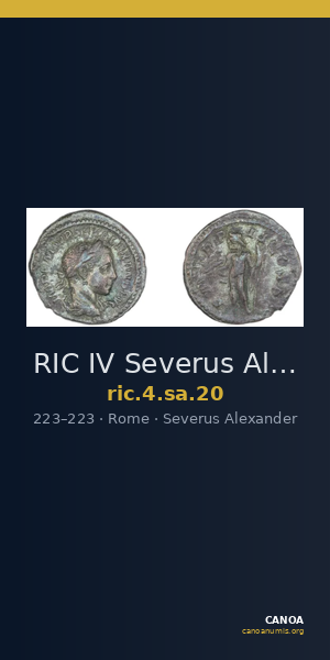 RIC IV Severus Alexander 20 — CANOA