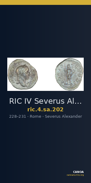 RIC IV Severus Alexander 202 — CANOA