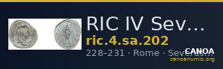 RIC IV Severus Alexander 202 — CANOA