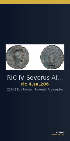RIC IV Severus Alexander 206 — CANOA