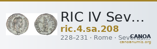 RIC IV Severus Alexander 208 — CANOA