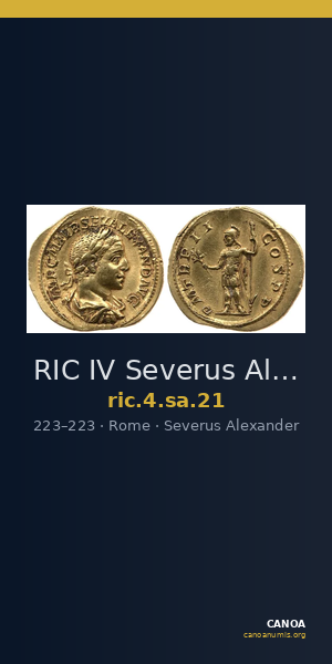 RIC IV Severus Alexander 21 — CANOA