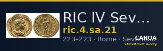 RIC IV Severus Alexander 21 — CANOA