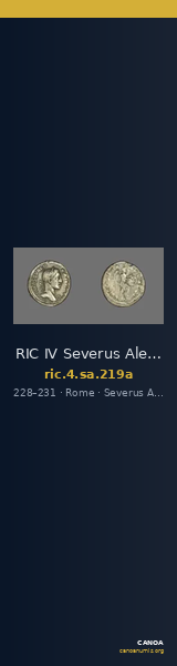 RIC IV Severus Alexander 219a — CANOA