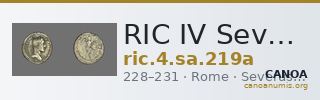 RIC IV Severus Alexander 219a — CANOA