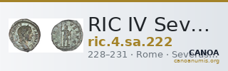 RIC IV Severus Alexander 222 — CANOA