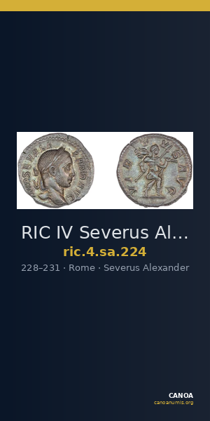 RIC IV Severus Alexander 224 — CANOA